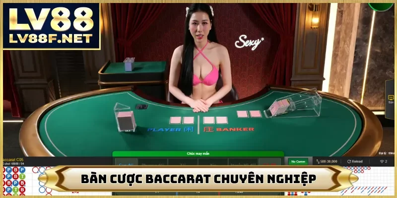 Bàn cược Baccarat chuyên nghiệp