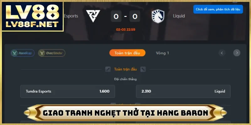 Giao tranh nghẹt thở tại hang Baron